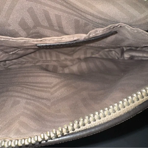 Rebecca Minkoff Genuine Leather Tan Chain Strap Crossbody Bag - Picture 14 of 14